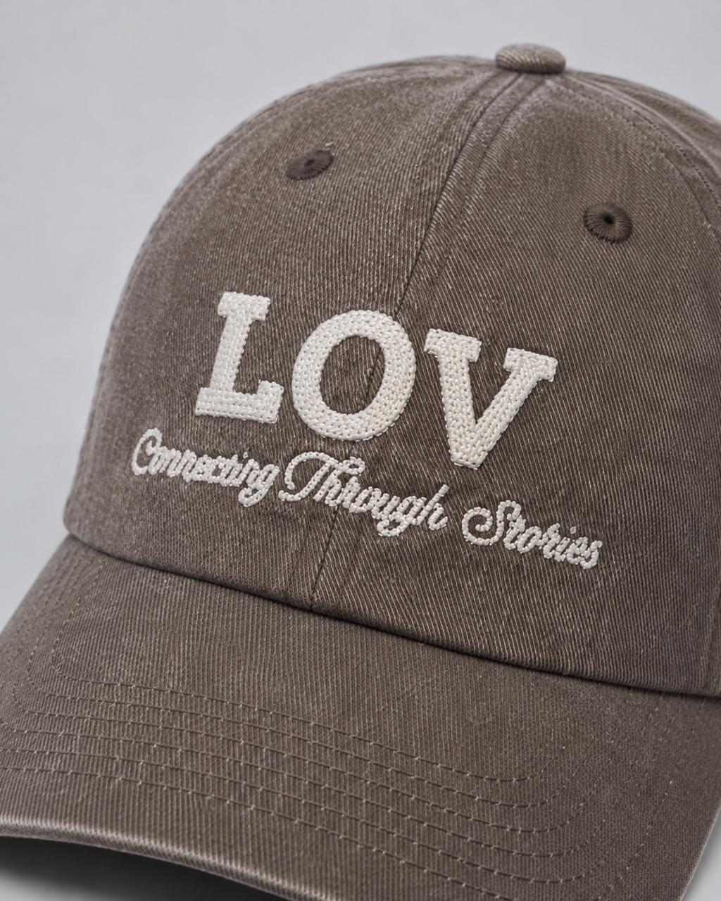 LOV Cap Washed Brown